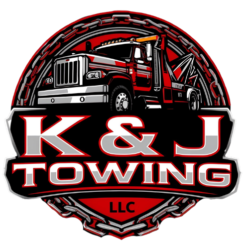 Navy and White Vintage Retro Badge Towing Services Logo (14)